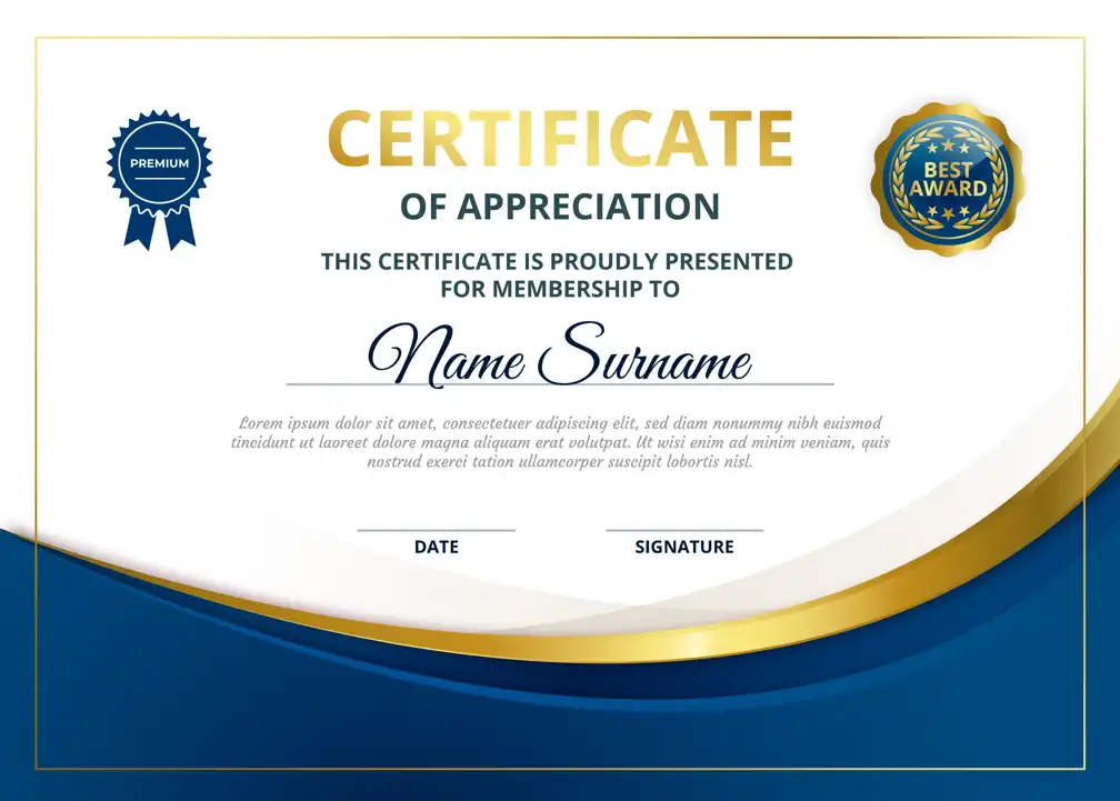 Education Certificate